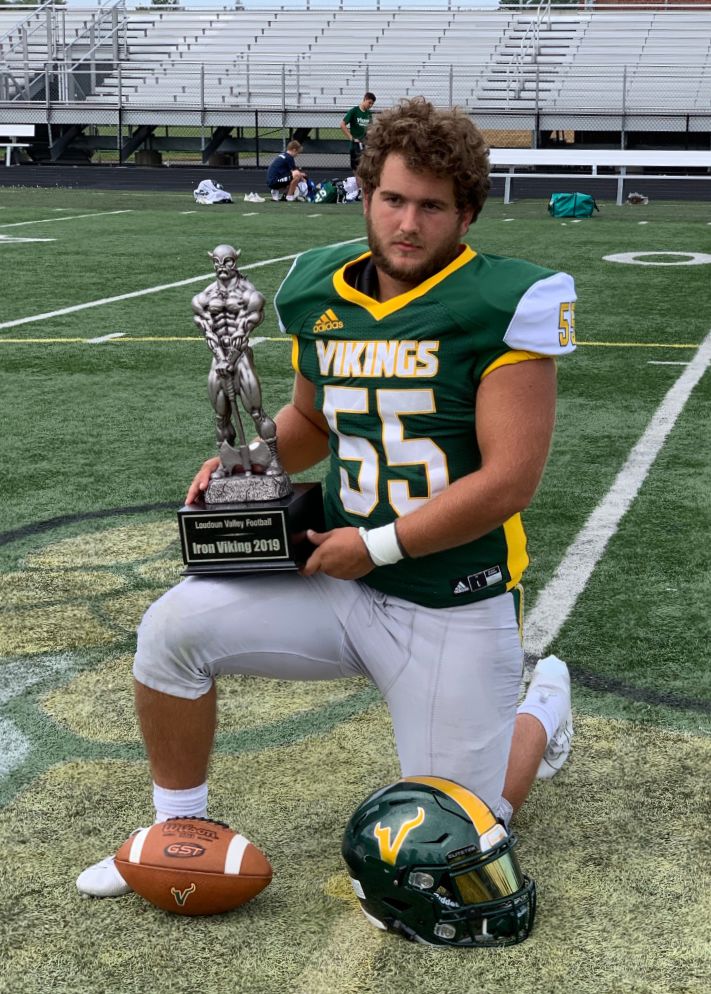LVHS football awards Tommy Gaertner